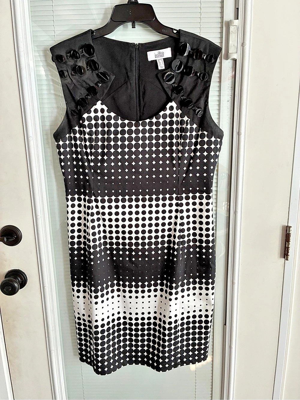 Belle Badgley Mischka Women's Geometric Mini Dress Size Medium Like New